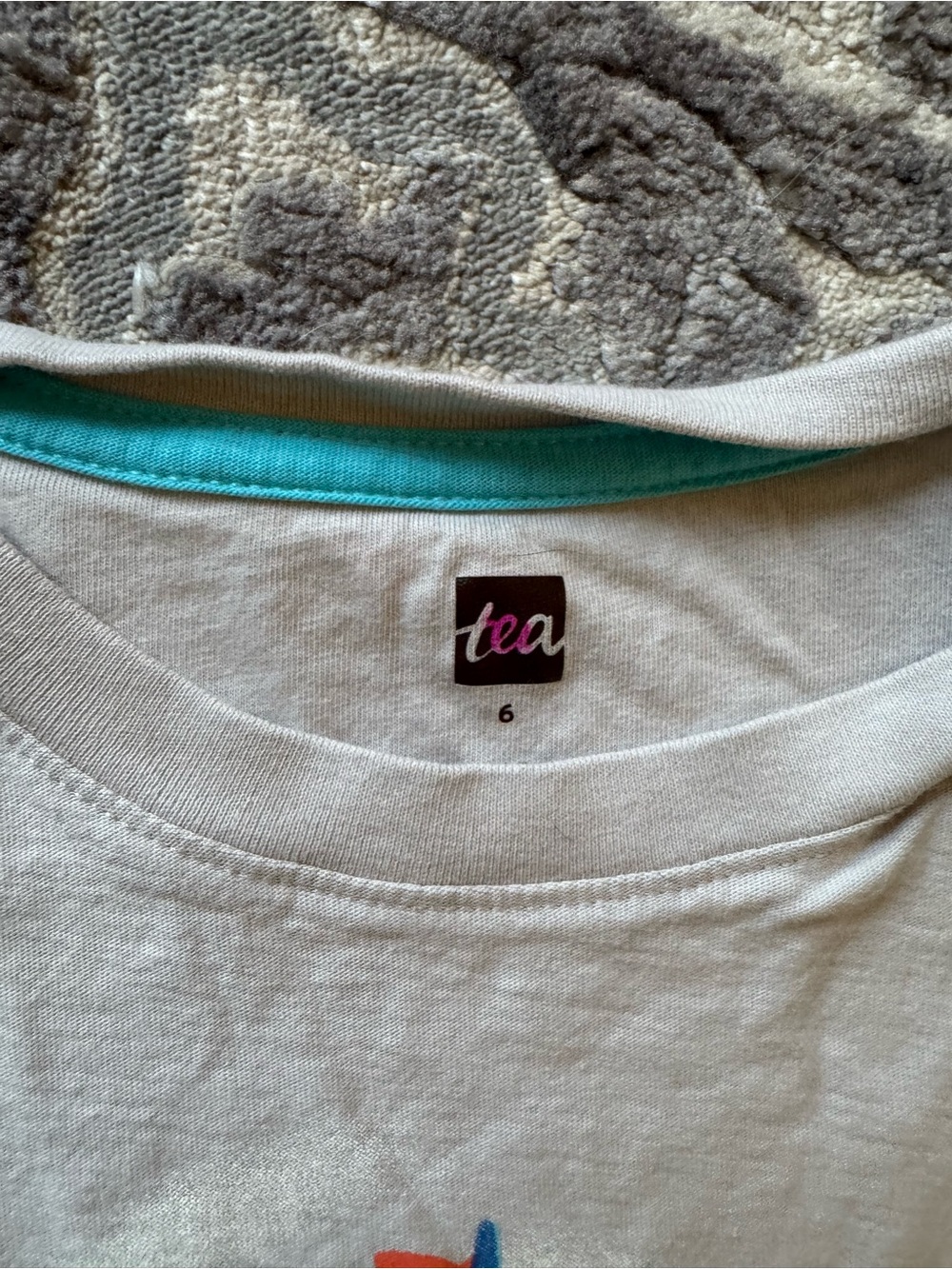 Tea shirt & Shorts Set - Dog and Whale Print, Blue Shorts - Picture 6 of 7